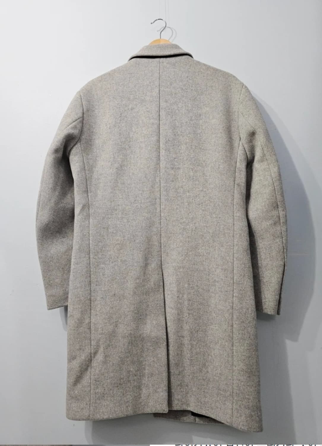 한섬 시스템 SYSTEM 캐시미어 블렌디드 남성 코트 100 상품이미지5