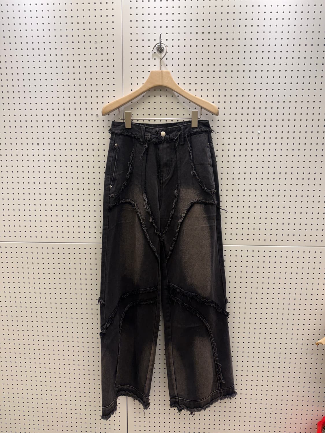 프레이드 패치워크 데님 팬츠 U515 상품이미지3