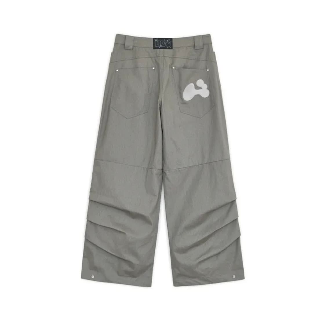 허그유어스킨 스타 스터드 라인 팬츠 그레이 상품이미지2