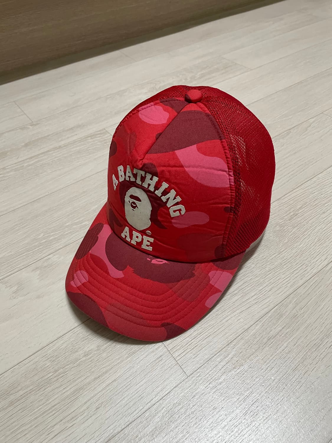 올드 베이프 컬리지 메쉬 캡 상품이미지1