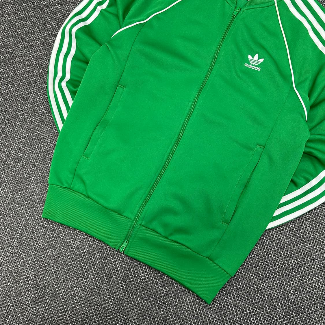 아디다스 신형 슈퍼스타 그린 빈티지 져지 L 상품이미지5