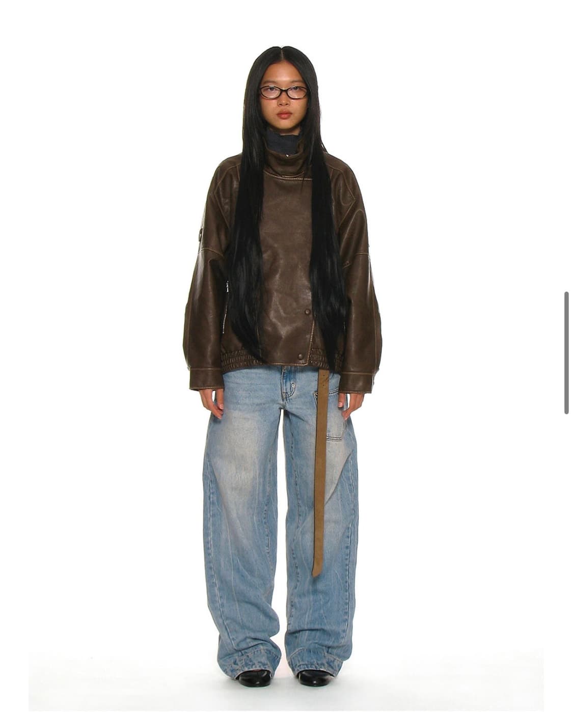 파르티멘토 우먼 레더봄버자켓 상품이미지1