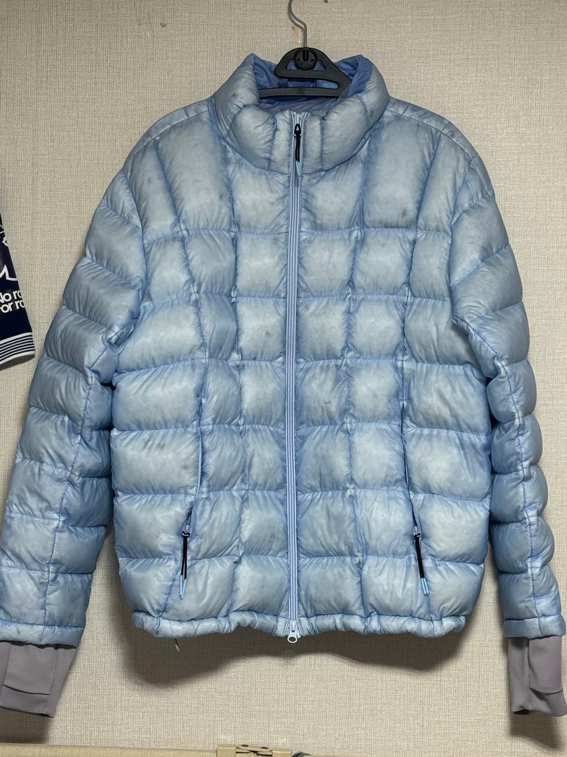 999휴머니티 모듈러 라이트 구스 푸퍼 패딩 스카이 블루 상품이미지7