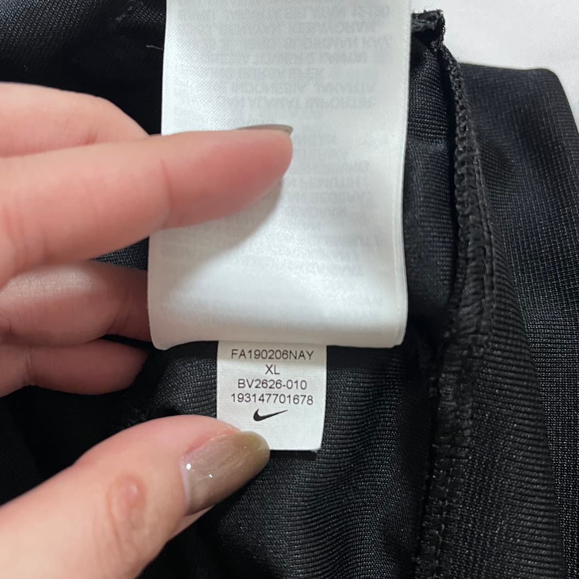 [정품] 나이키 블랙 화이트 패치로고 오레오 져지 [ XL ] 상품이미지5