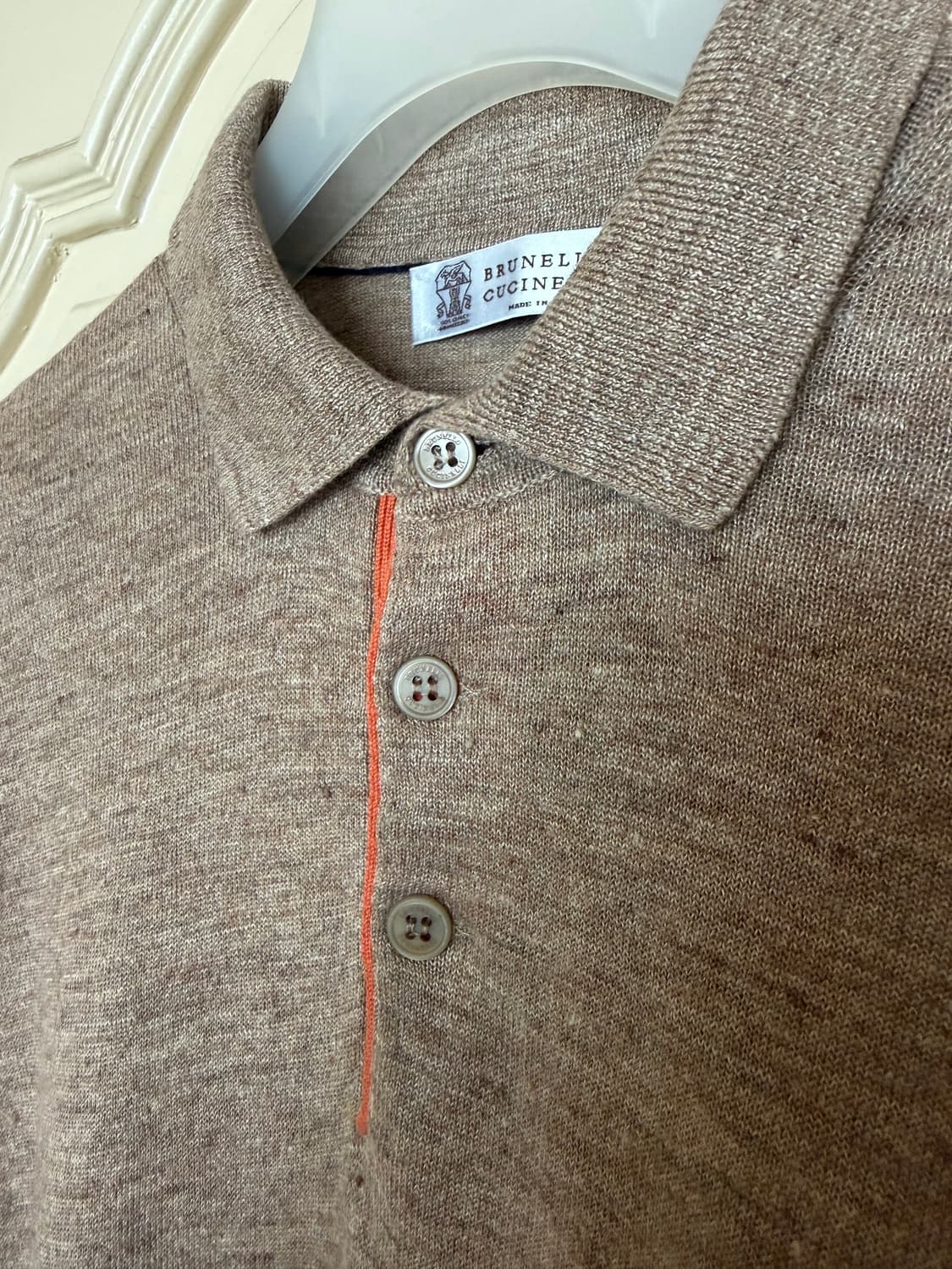 브루넬로 쿠치넬리 린넨 피케 셔츠 상품이미지7