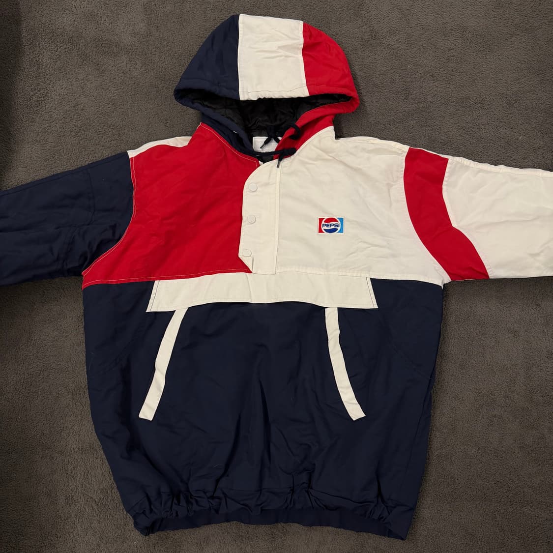 [정품] 일본 빈티지 vision company 펩시 아노락 패딩 자켓 상품이미지3