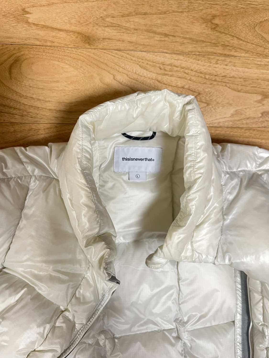 [L] 디스이즈네버댓 퍼텍스 라이트 다운 아아보리 상품이미지4