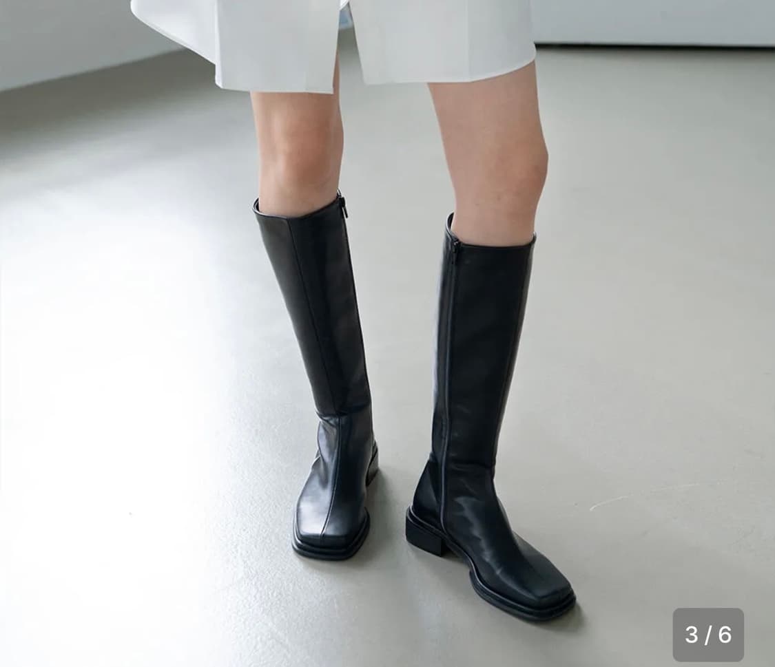[착용3번]타크트로이메 Heritage-31 롱부츠 블랙 235mm 상품이미지3