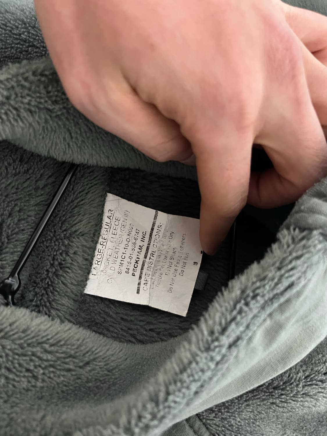 US Army 미군 밀리터리 폴라텍 후리스 L-R 상품이미지5