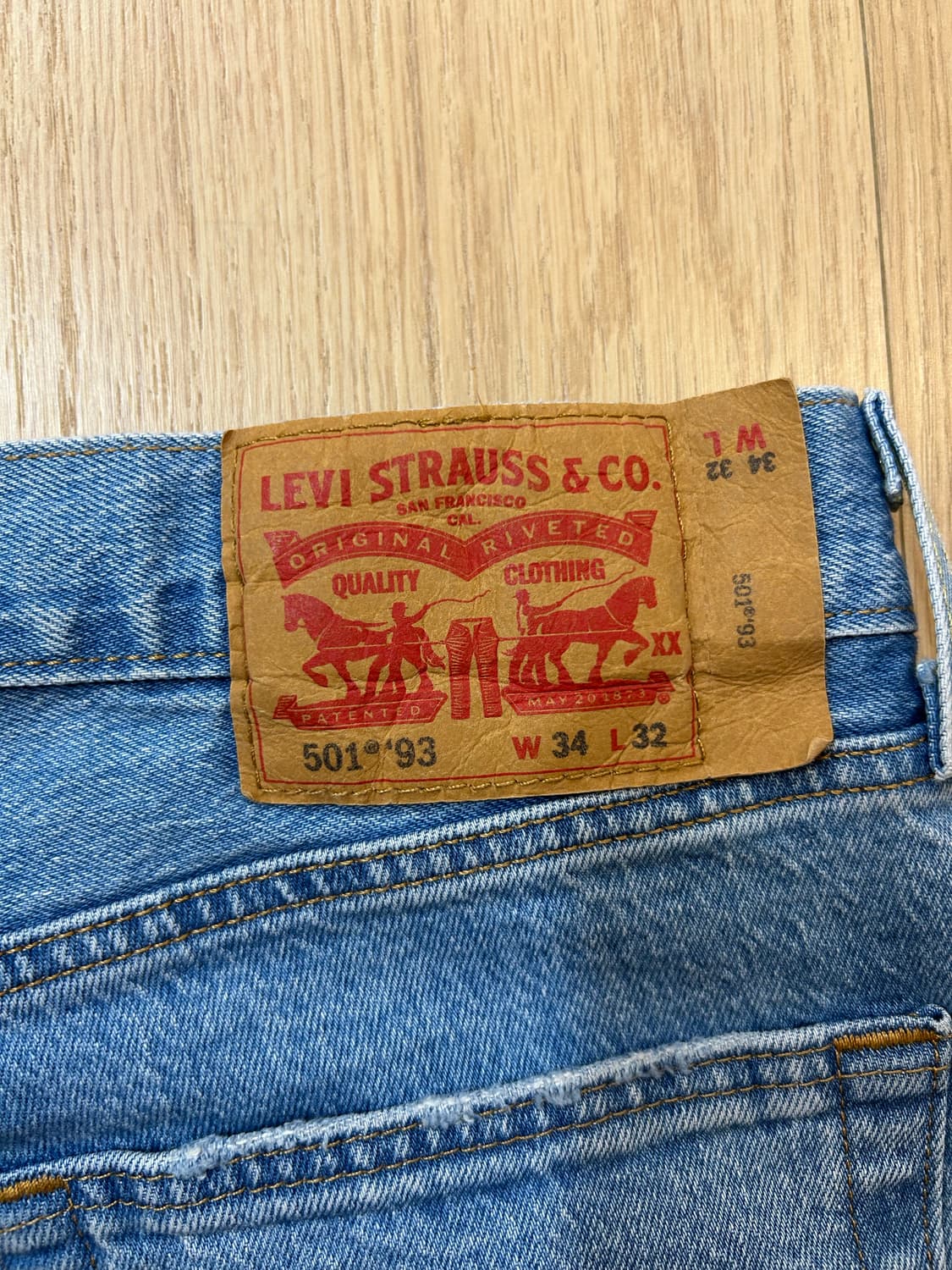 리바이스501사이즈34 상품이미지3