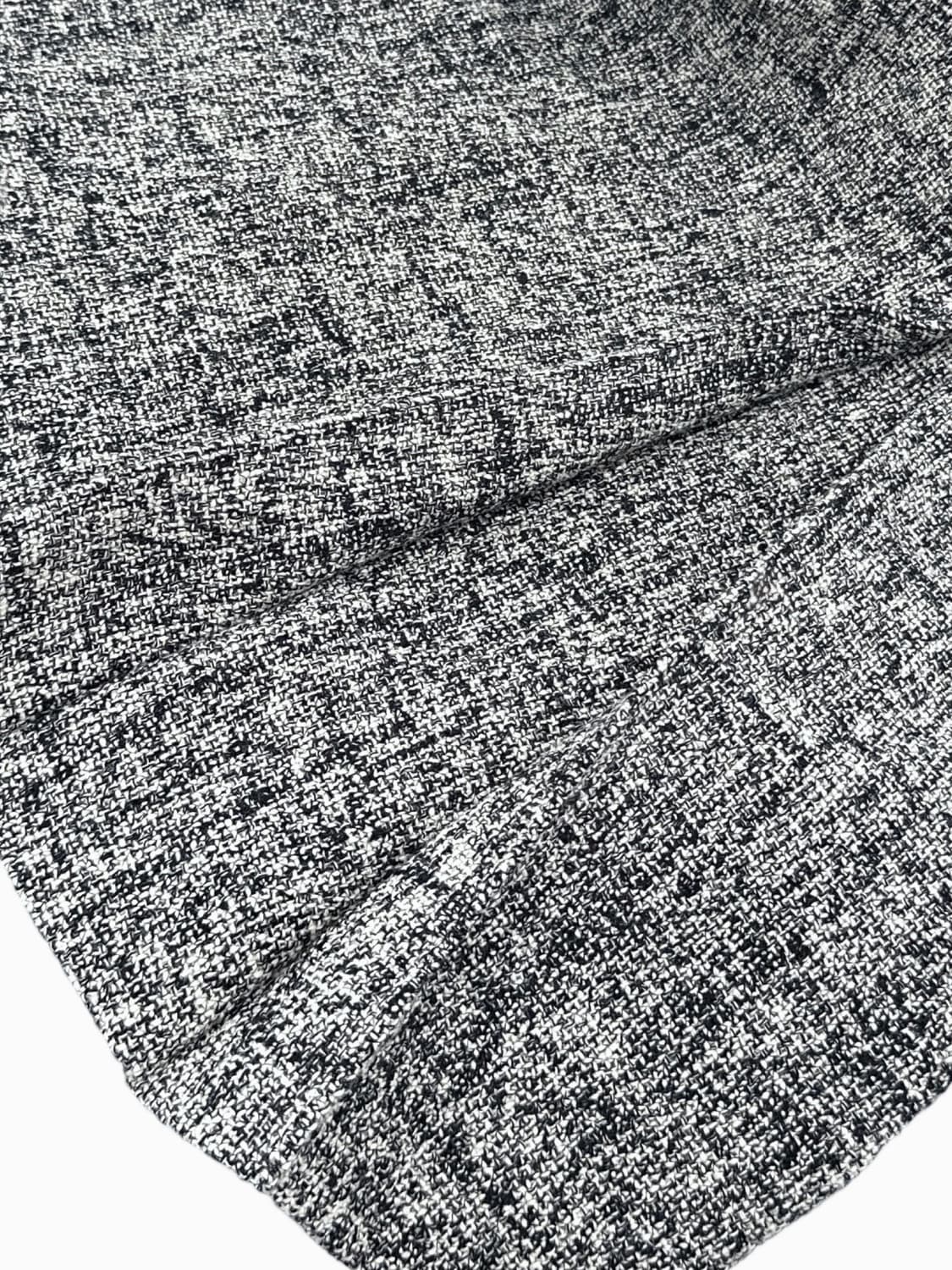 Courrèges Black & Grey Tweed Skirt 상품이미지4