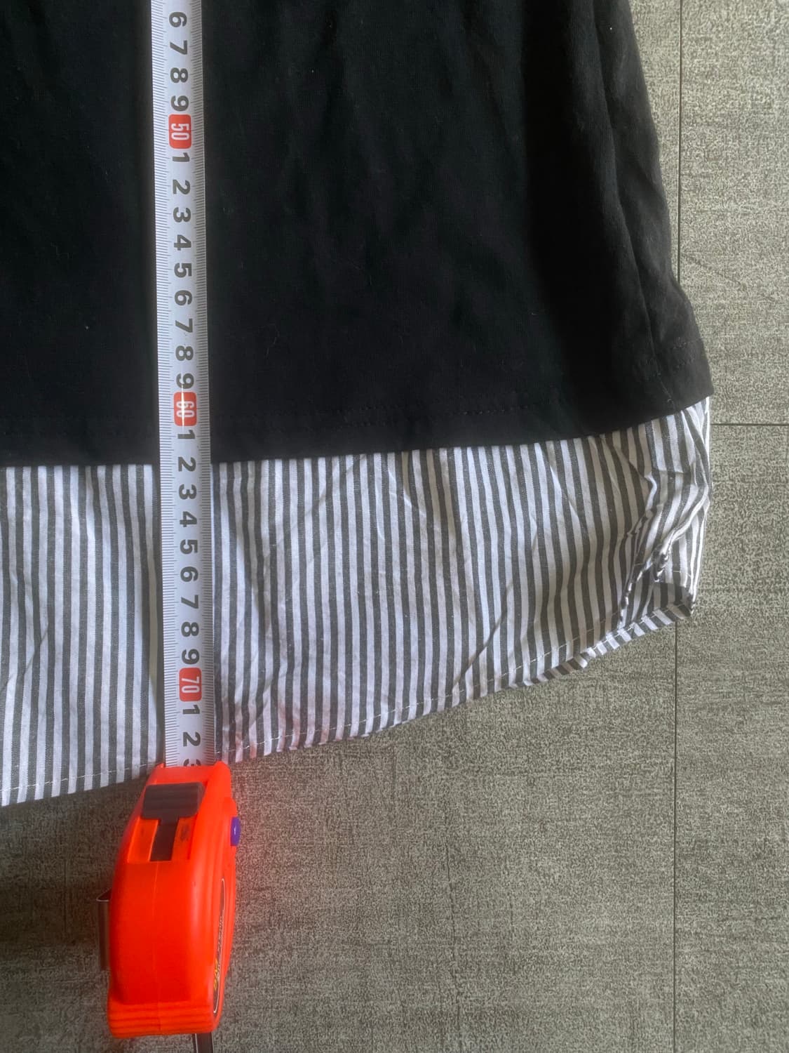 일본빈티지 Noannu 핀터깔y2k긱시크갸루 프레피룩 레이어드티셔츠 상품이미지3