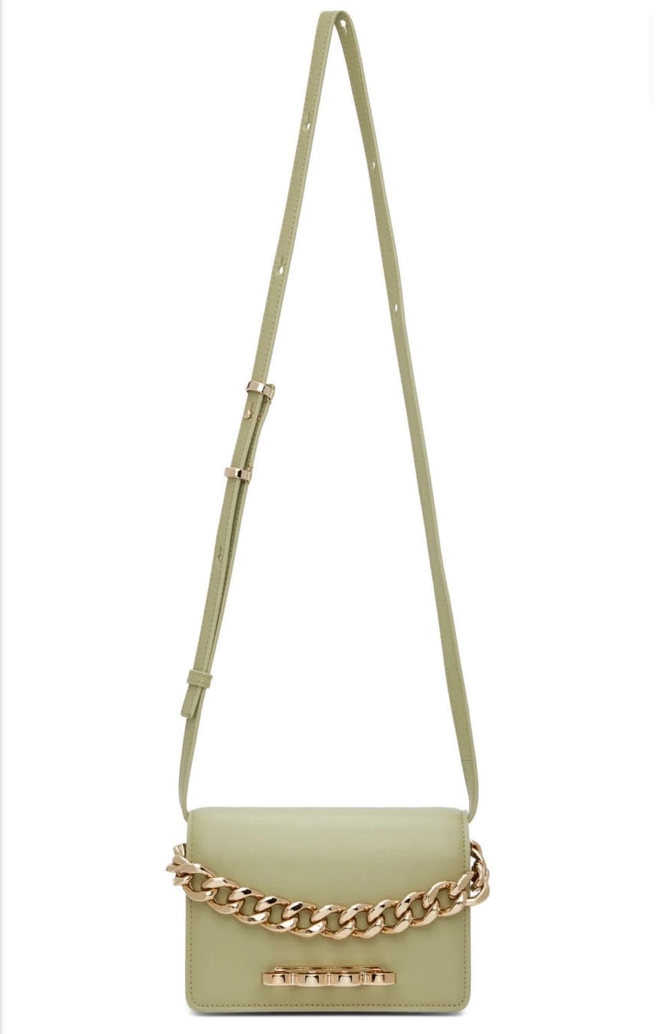 [새상품]알렉산더맥퀸 미니 포어링 백 그린 상품이미지5