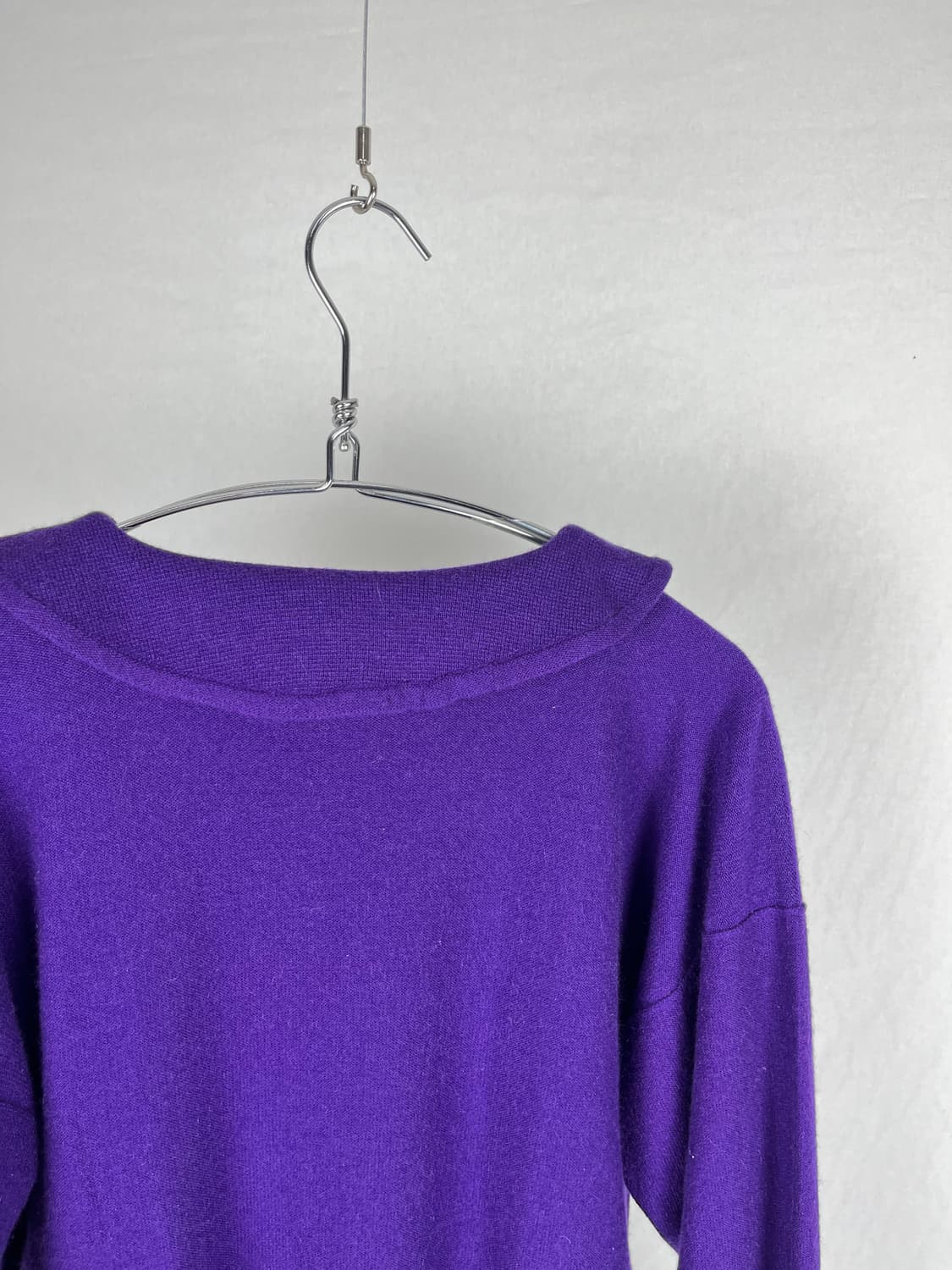 Sonia Rykiel (made in Scotland) 퍼플컬러 니트  상품이미지5