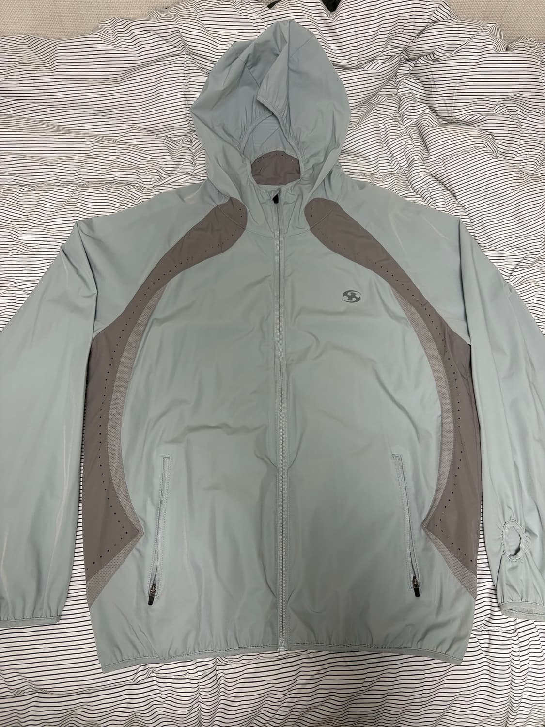 산산기어 러닝자켓 스카이블루 1 (실리카겔 구성품 포함) 상품이미지2