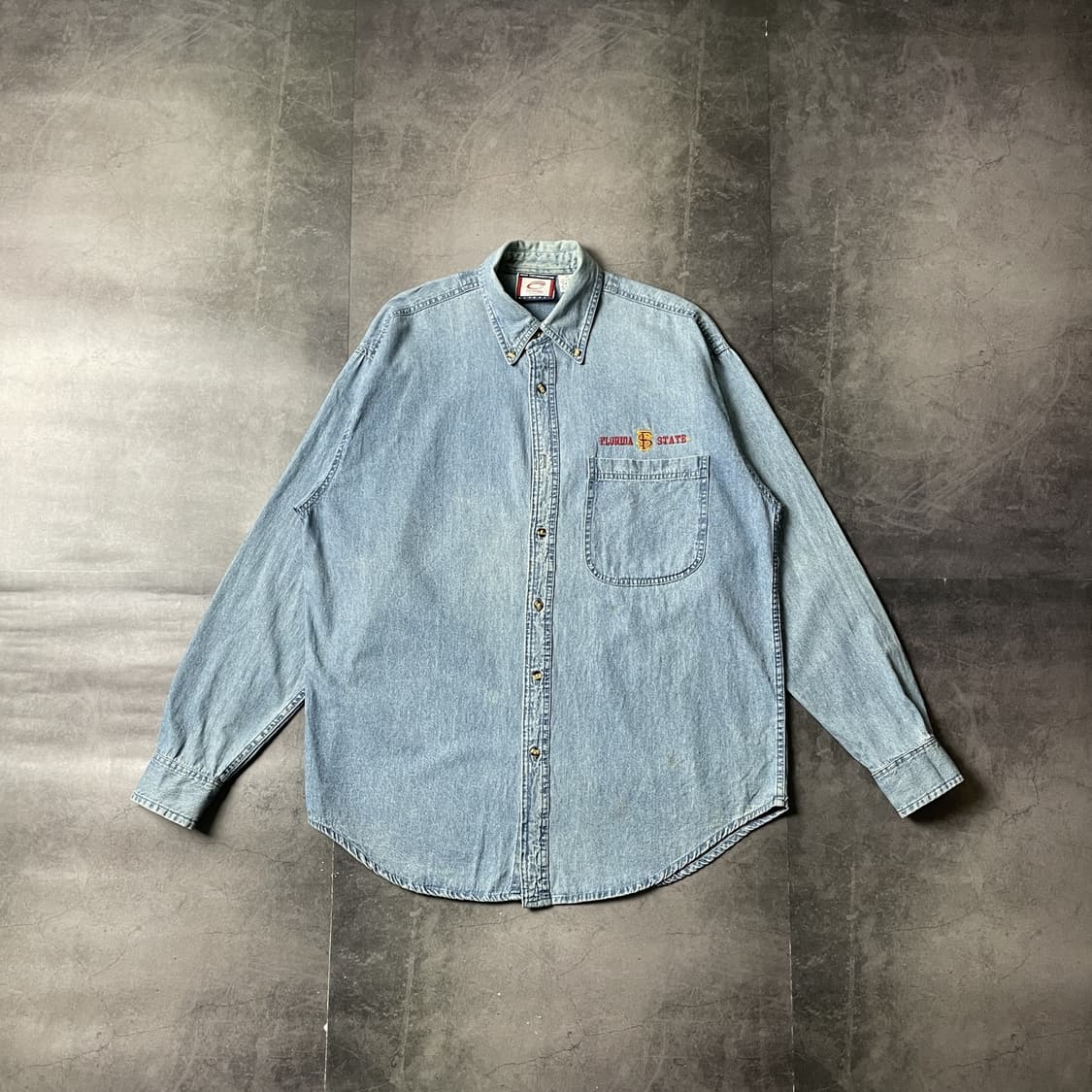 CADRE ATHLETIC 빈티지 다운버튼 코튼 데님 셔츠 A00609 상품이미지1