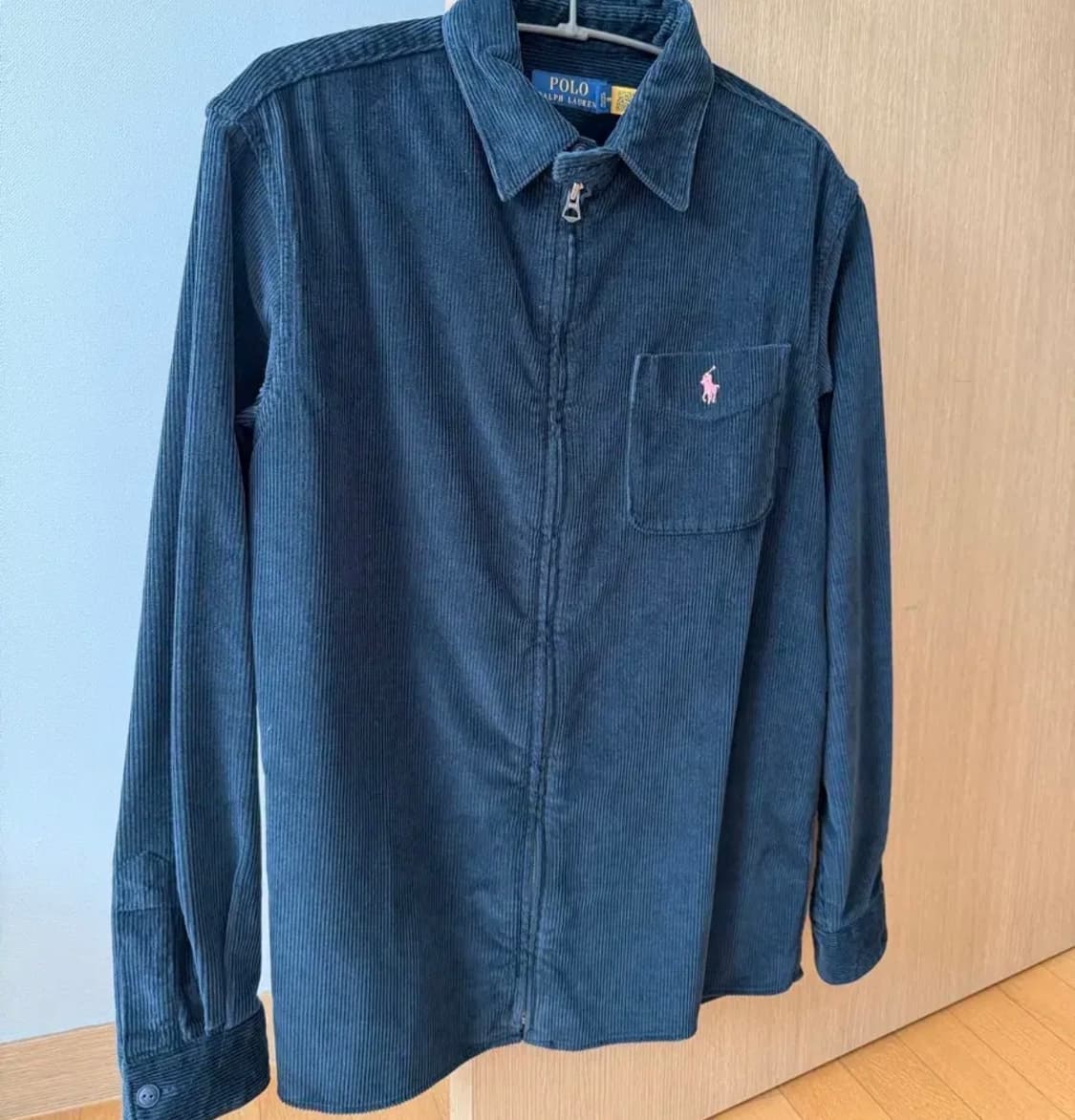 새상품급 폴로랄프로렌 코로쥬이 집업셔츠자켓 네이비 S 상품이미지6