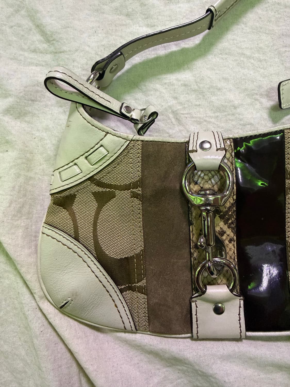 Y2k 미니 코치백  상품이미지3