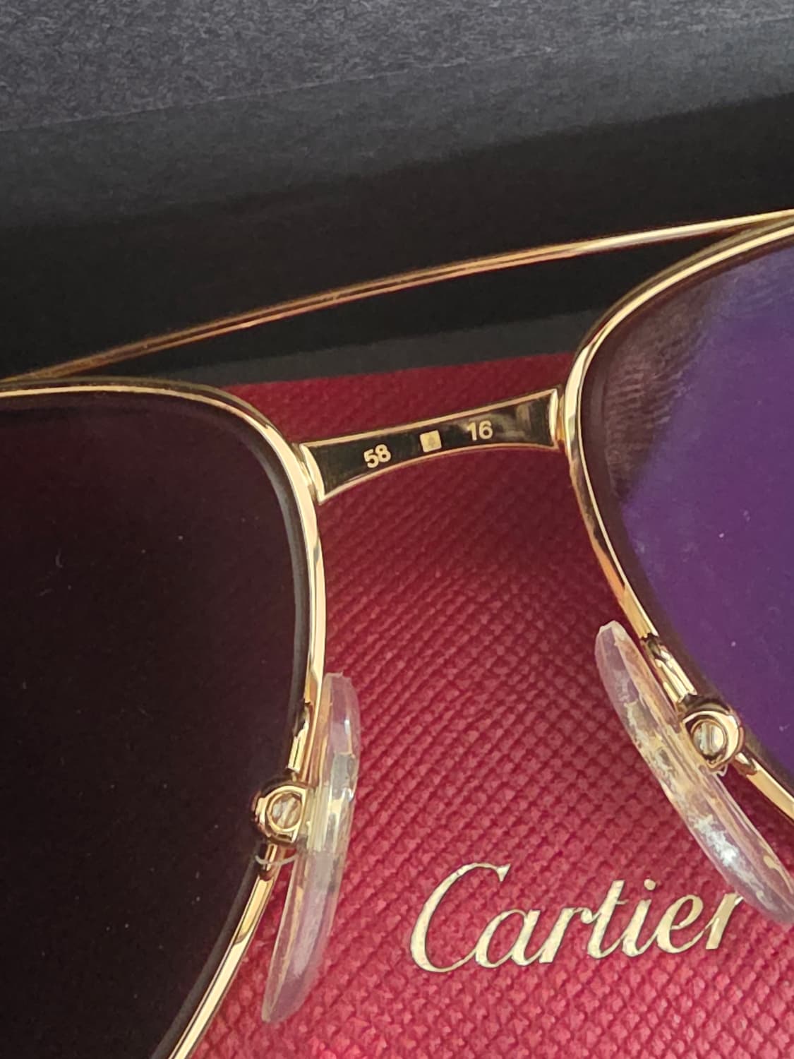 Cartier 까르띠에 산토스 클래식 투브릿지 보잉 선글라스 상품이미지7