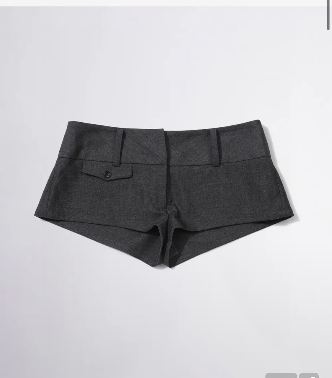Sculptor Tailored Micro Shorts Gray M 상품이미지1