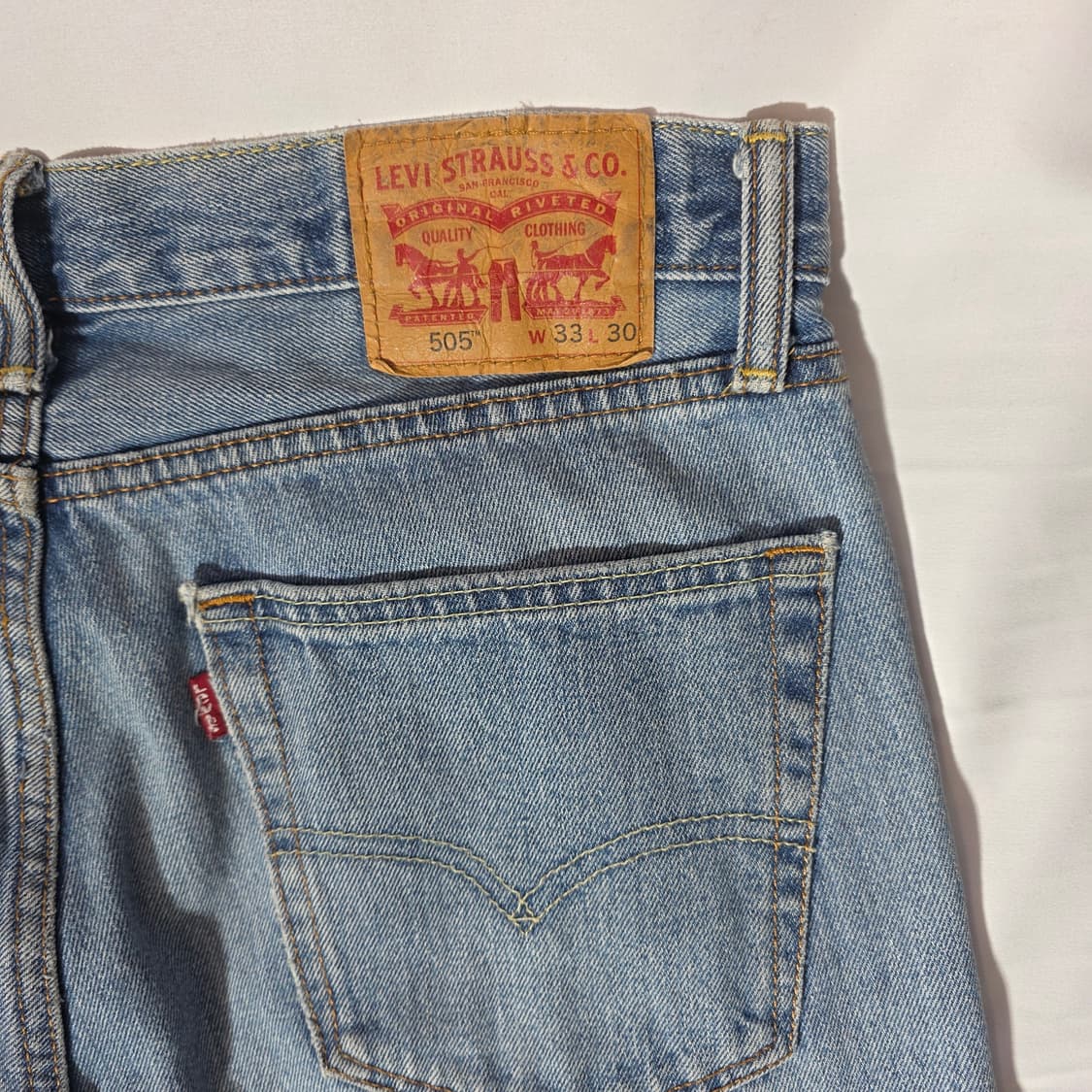 [W33L30]리바이스 LEVIS 505 데님 팬츠 상품이미지6