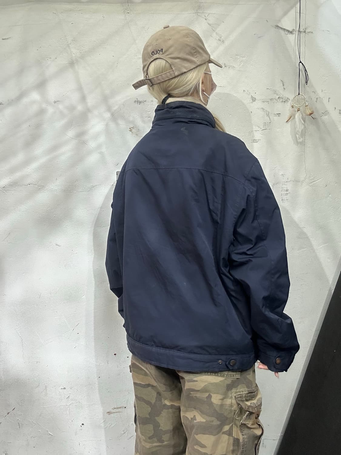 폴로 랄프 로렌 네이비 블루종 잠바 자켓 L 상품이미지3