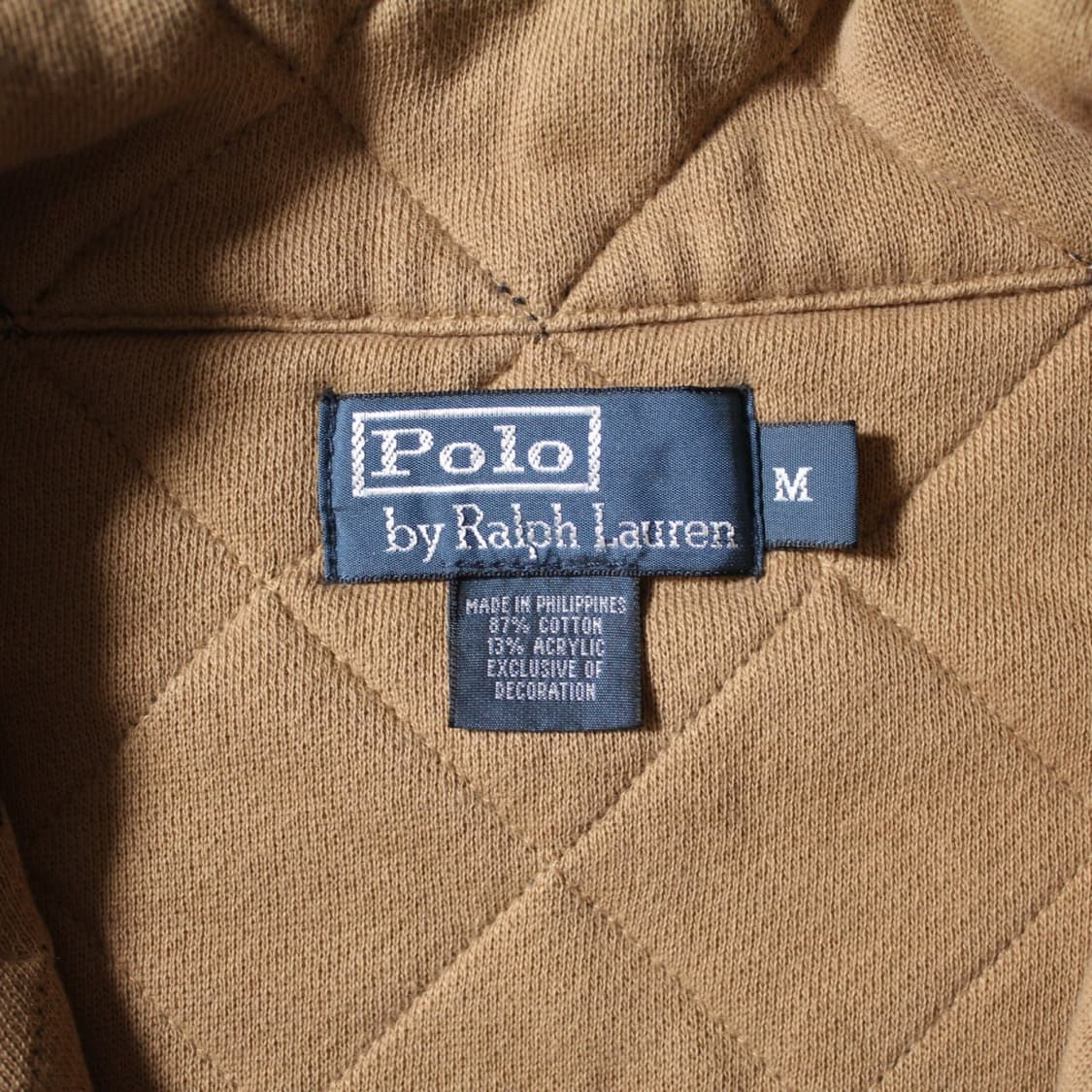 00's Polo 폴로 랄프로렌 유니언잭 퀼팅 하프집업 스웻셔츠 상품이미지5