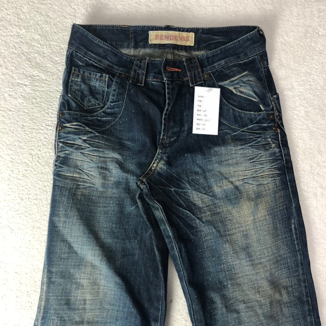 밴데이비스 부츠컷 데님팬츠  상품이미지4