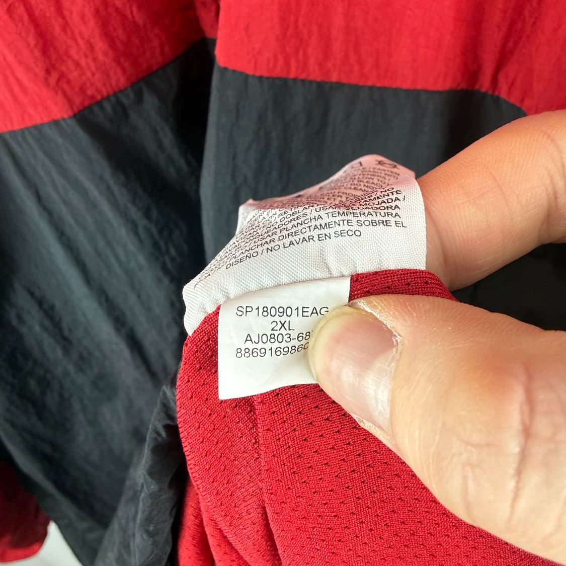 (무료배송)2XL) 나이키 조던 백로고 바람막이 자켓 상품이미지5