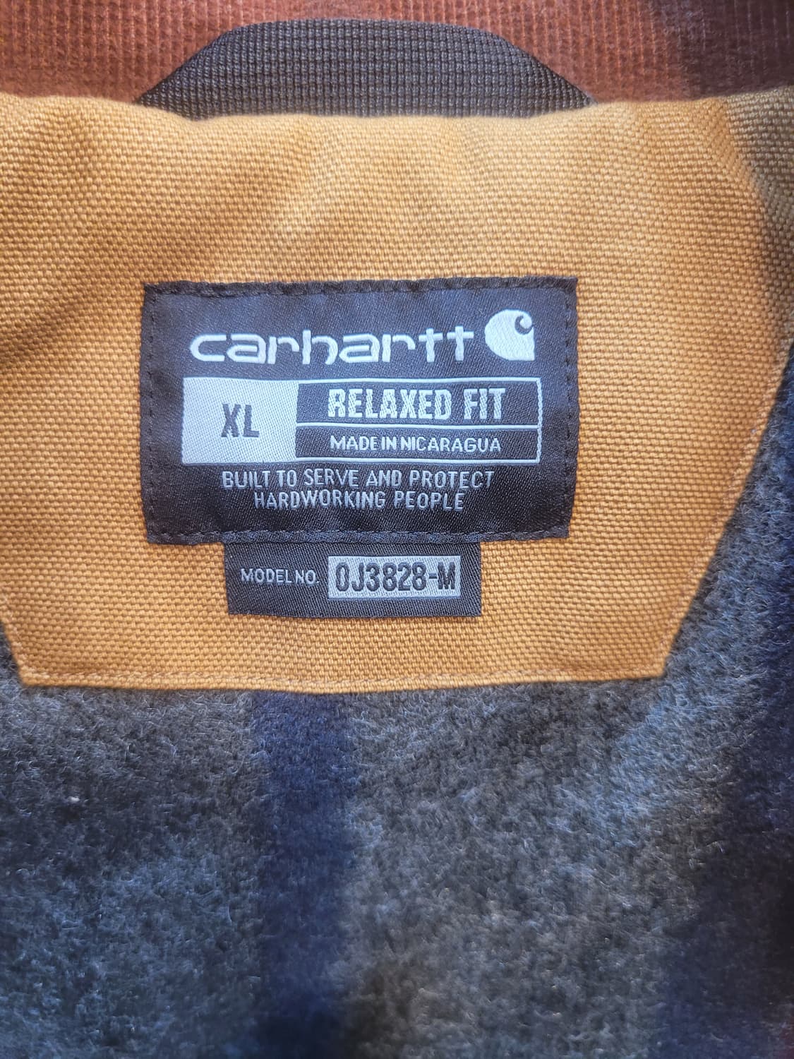 칼하트 디트로이트 자켓 브라운 XL 상품이미지4