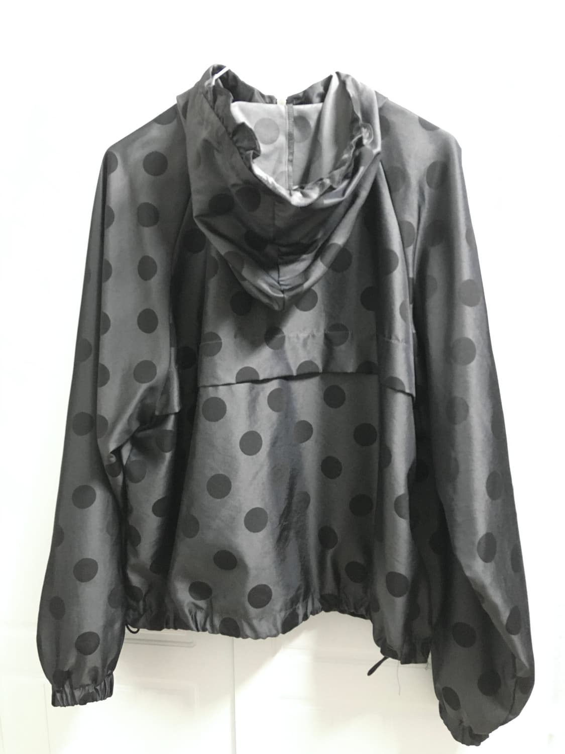 빈티지 도트 바람막이 후드집업 상품이미지2
