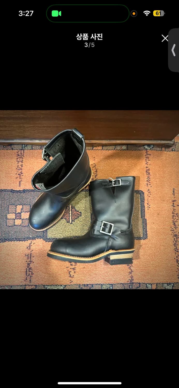 레드윙 2268 엔지니어 부츠 블랙 상품이미지2