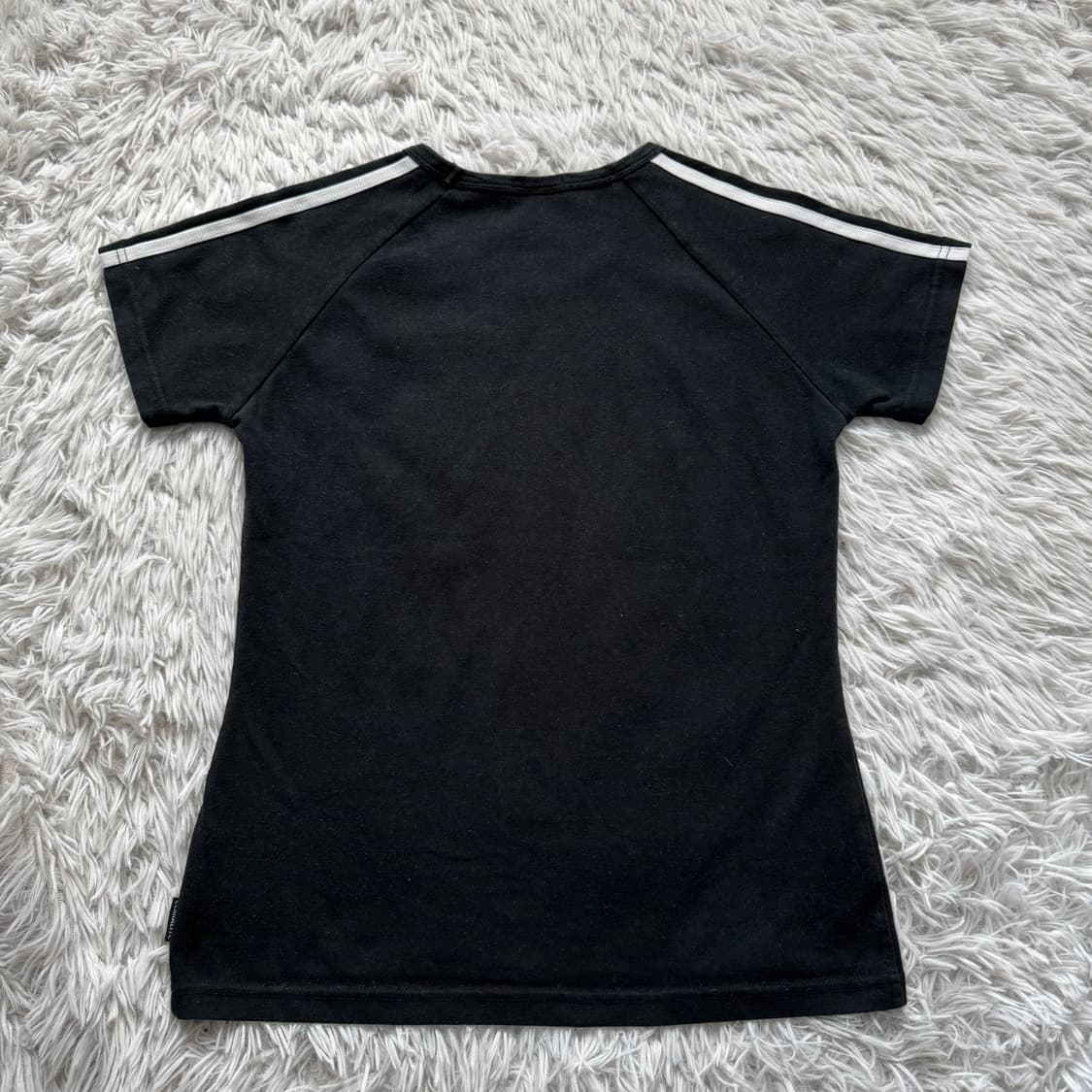 ADIDAS 일본빈티지 반팔 슬림핏반팔티 딱붙핏 아디다스 크롭티 L 42 상품이미지3