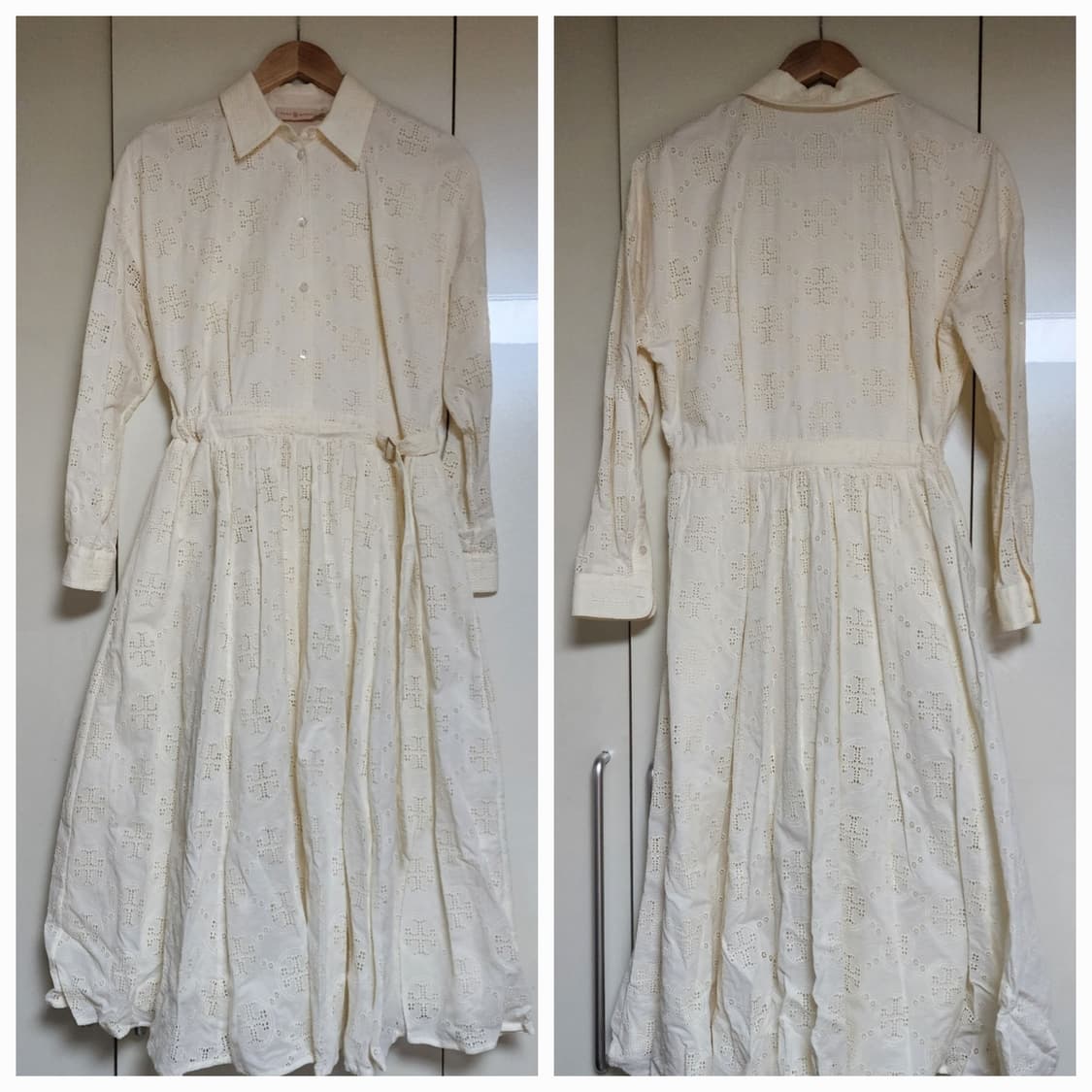 새제품 Tory Burch 원피스 IVORY 토리버치 롱 원피스 상품이미지1