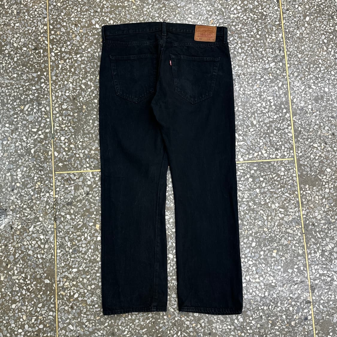 리바이스 501 블랙 진 데님 팬츠 36 상품이미지2