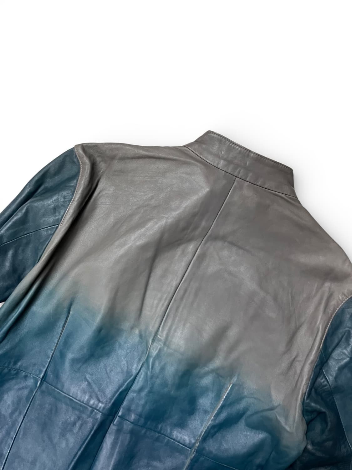 아르마니 익스체인지 투톤 가죽 자켓 M 상품이미지5