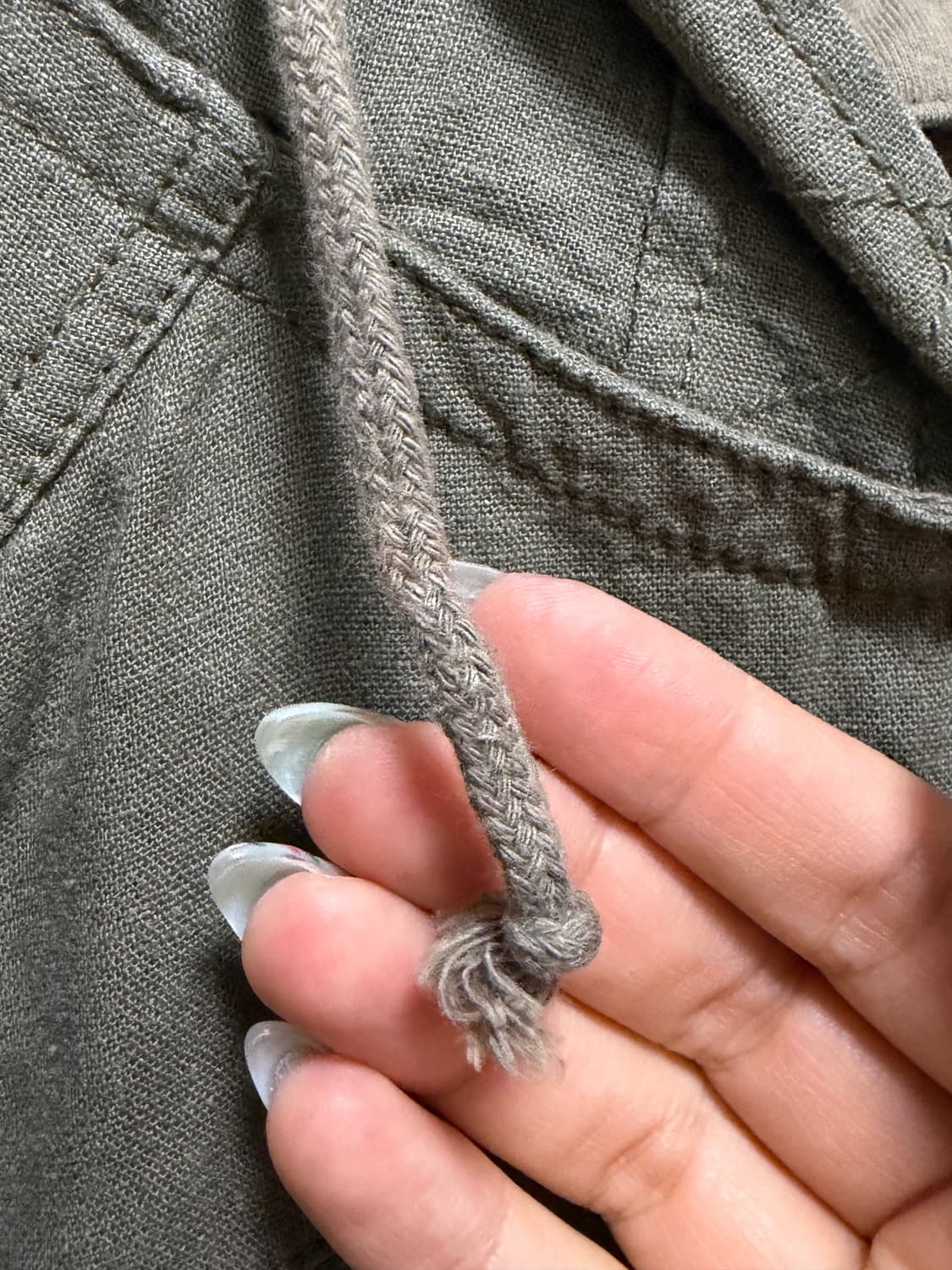 어쓰뮤직 모리걸 후드 야상 하구미 스즈코 상품이미지7