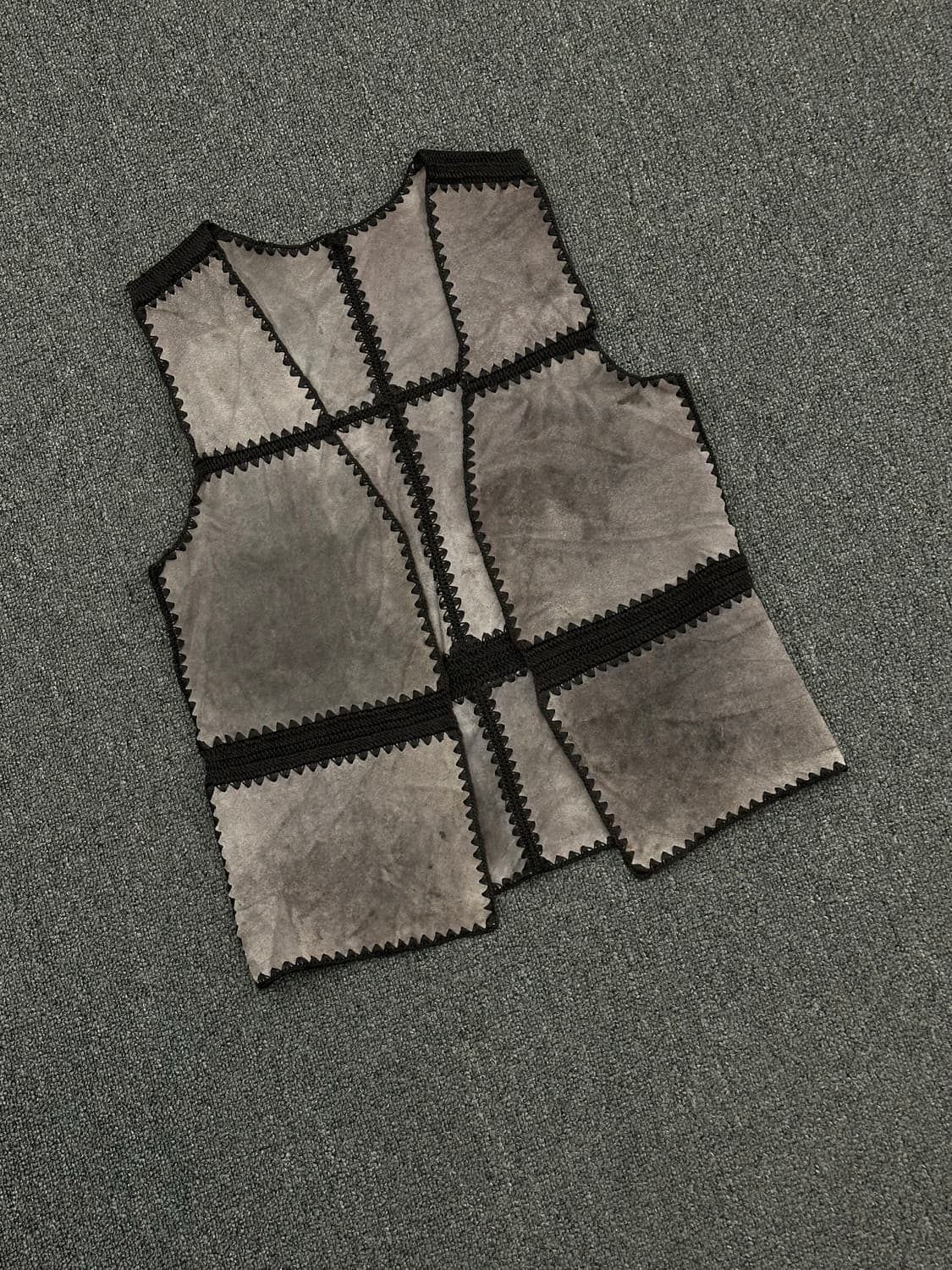 OS)Japanese vintage 스웨이드 여성 베스트 조끼 상품이미지1