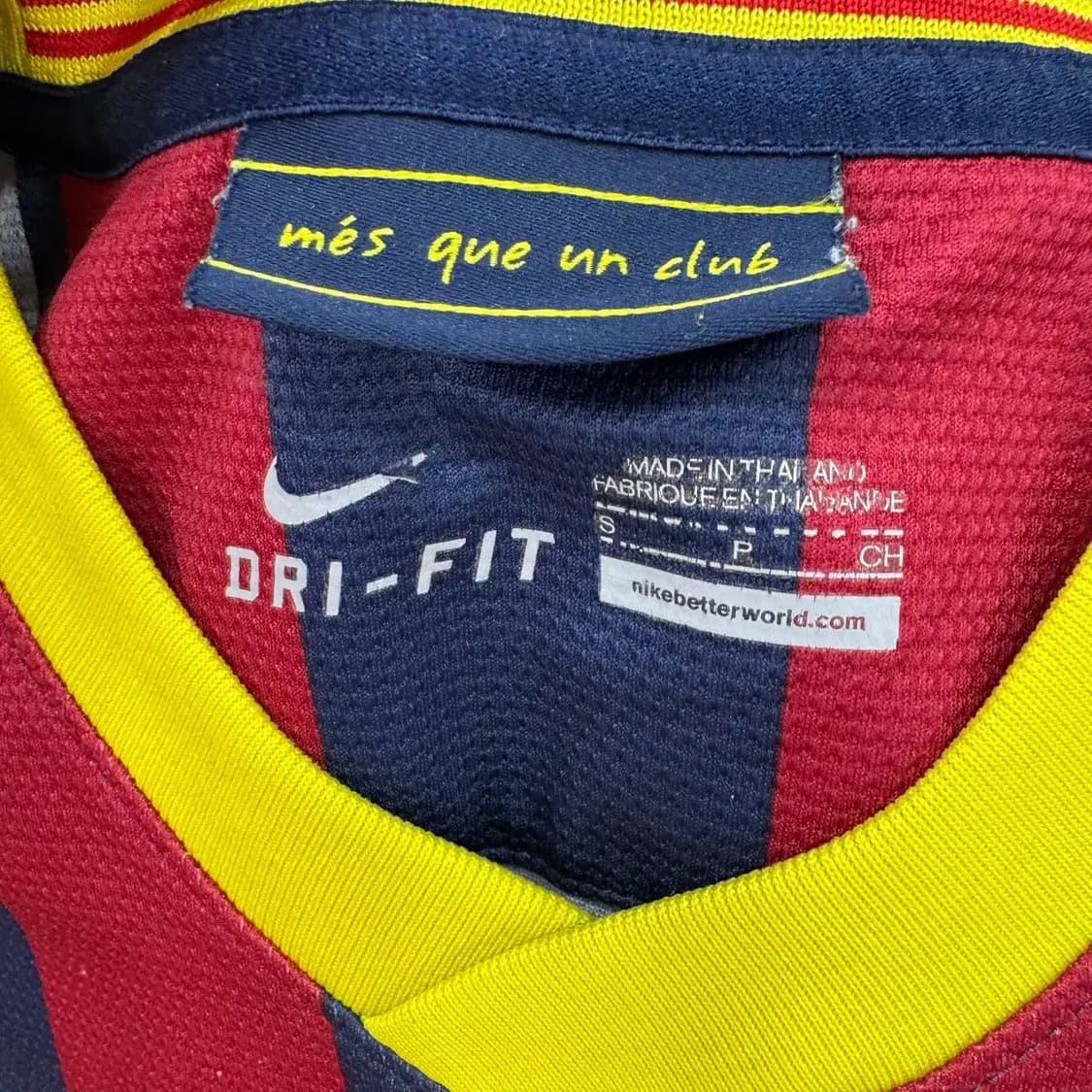S(95) 나이키 바르셀로나 13-14 홈 유니폼 상품이미지8