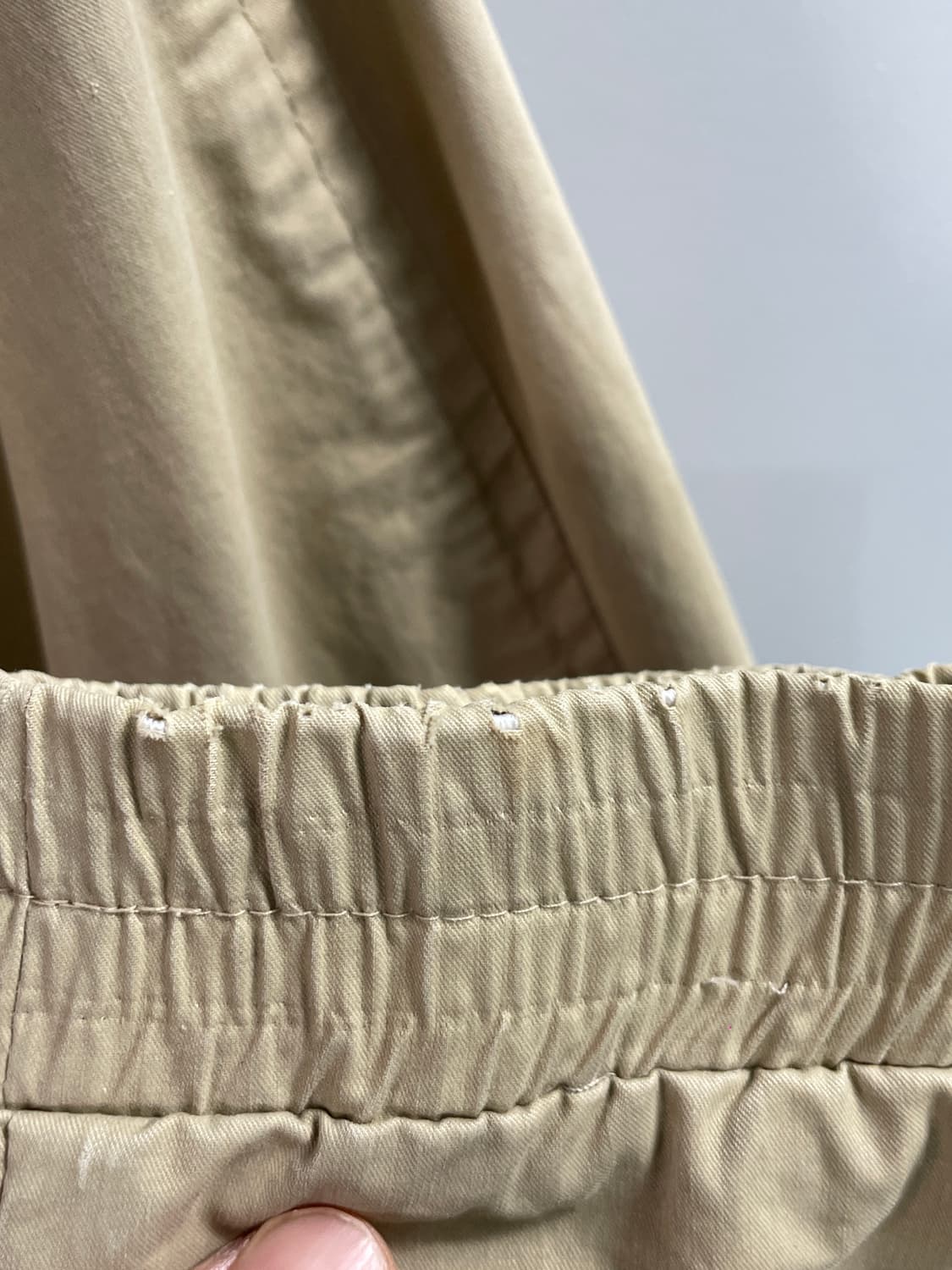 버버리 베이지 하이넥 블루종 자켓 (on.601) 상품이미지7