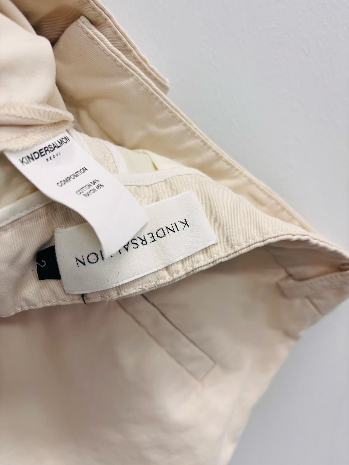 킨더살몬  Tuck Shorts 팬츠 상품이미지4