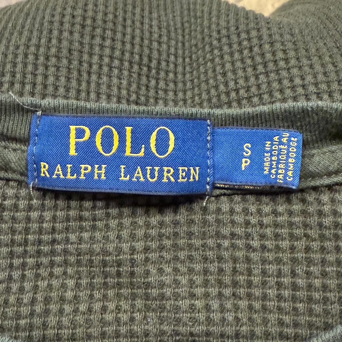 폴로 랄프로렌 카키 니트 맨투맨 상품이미지5