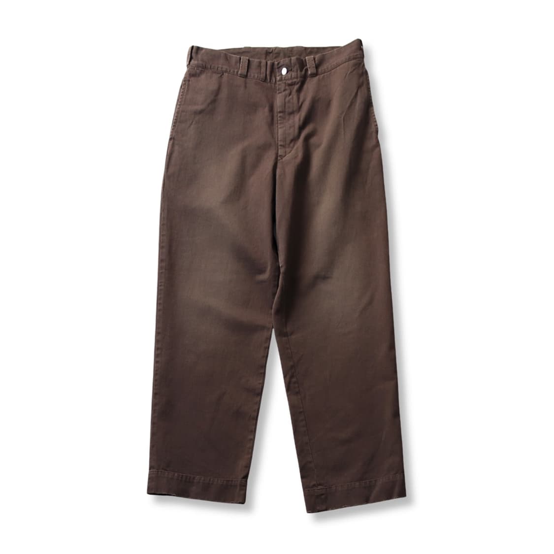 [2] A.PRESSE 아프레쎄 빈티지 트윌 워크 팬츠 브라운 상품이미지2