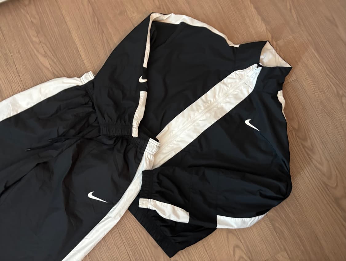 나이키 반크롭 바람막이 조거팬츠세트 여성sm 춘추 상품이미지1