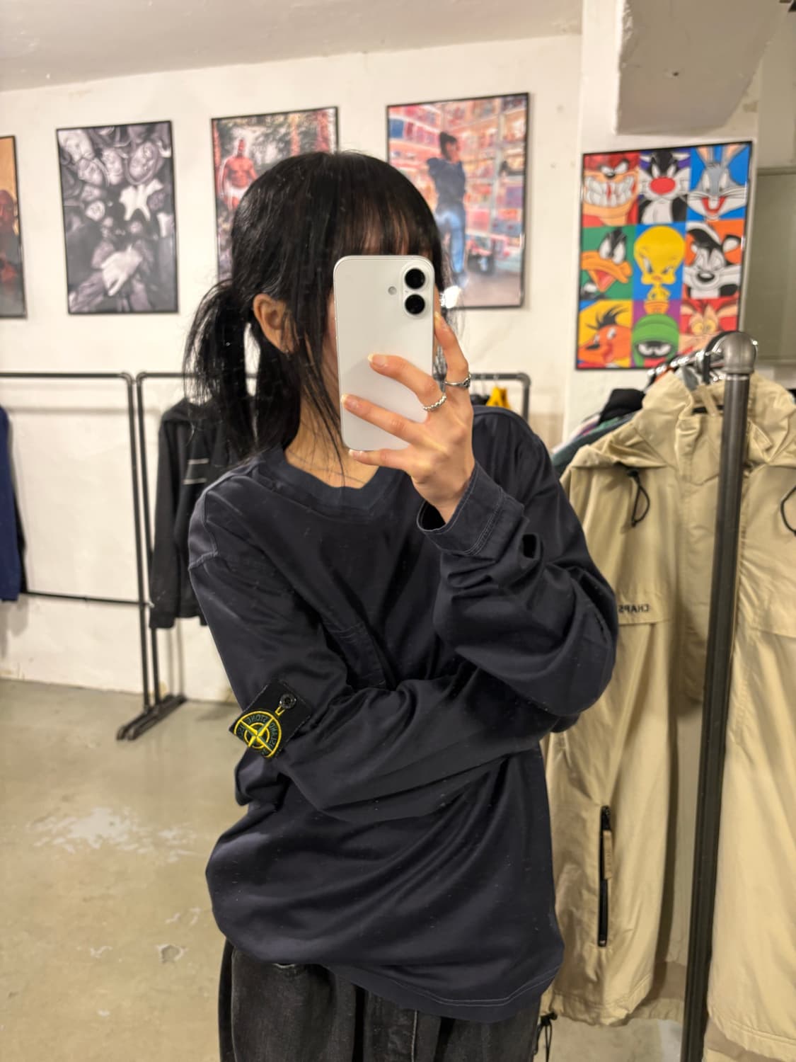 스톤아일랜드 브이넥 롱슬리브 상품이미지2