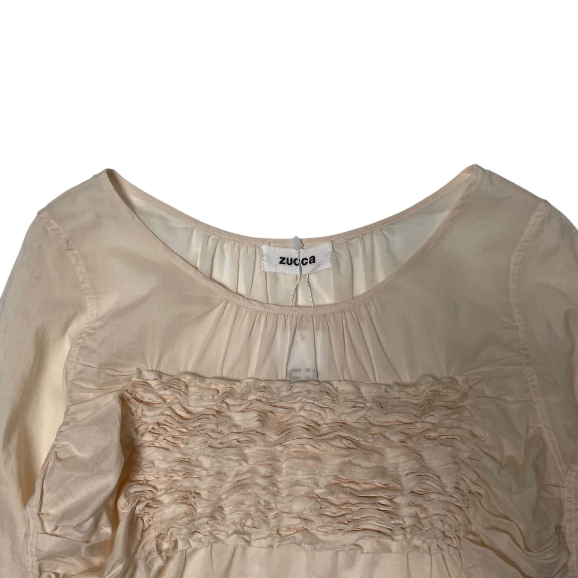 Zucca 코튼 프릴 디테일 롱 슬리브 상품이미지5