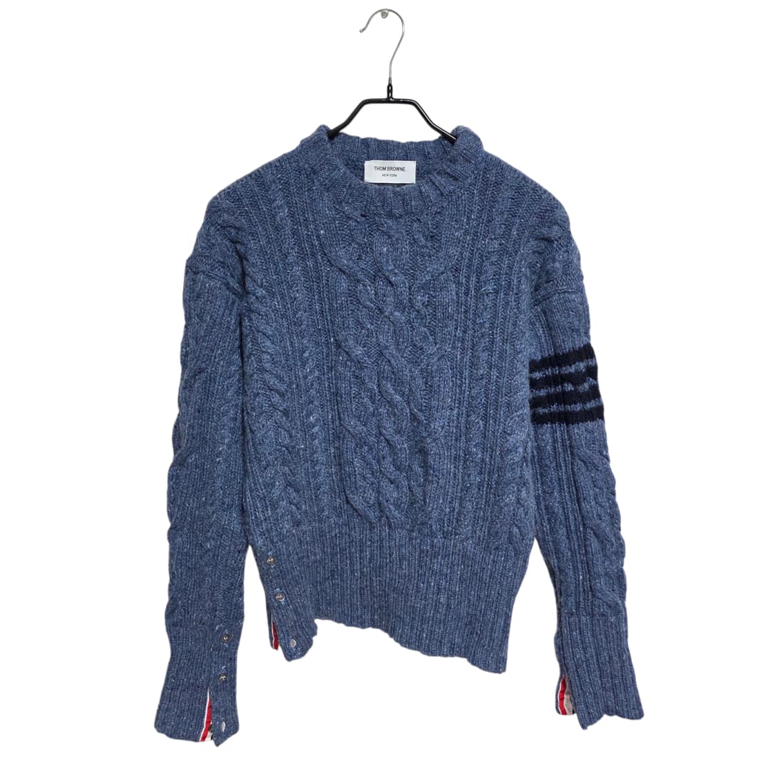 톰브라운 4바 모헤어 아란 케이블 니트 상품이미지1