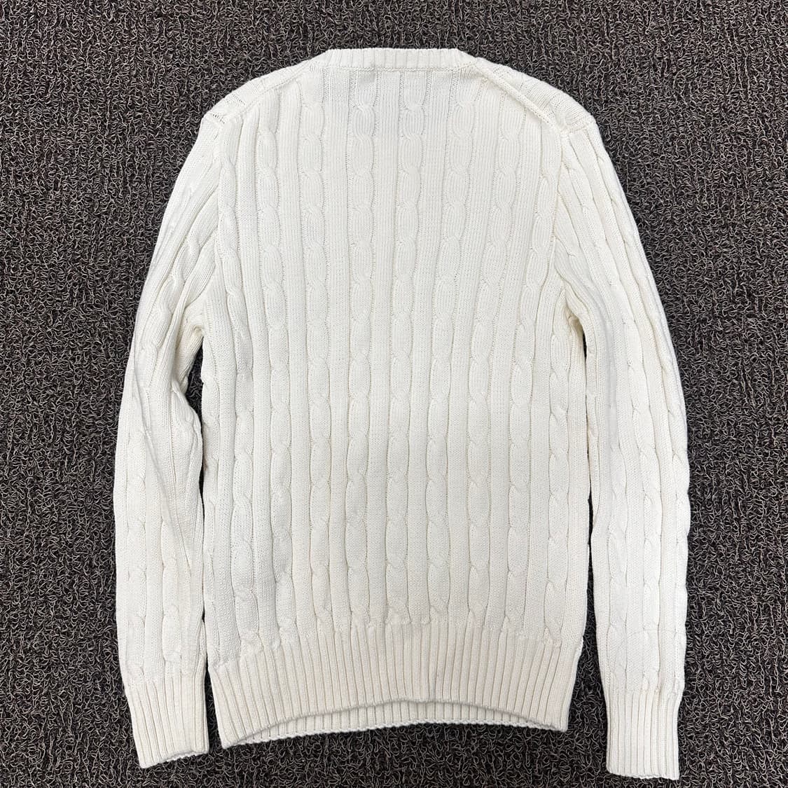 POLO 폴로 랄프로렌 신상 여성 케이블 니트 아이보리 M 상품이미지6