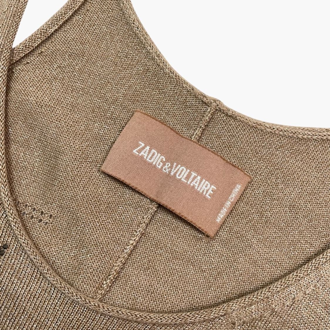 쟈딕앤볼테르 Zadig&Voltaire 베이지 스타비즈 메리노울 니트나시 상품이미지2