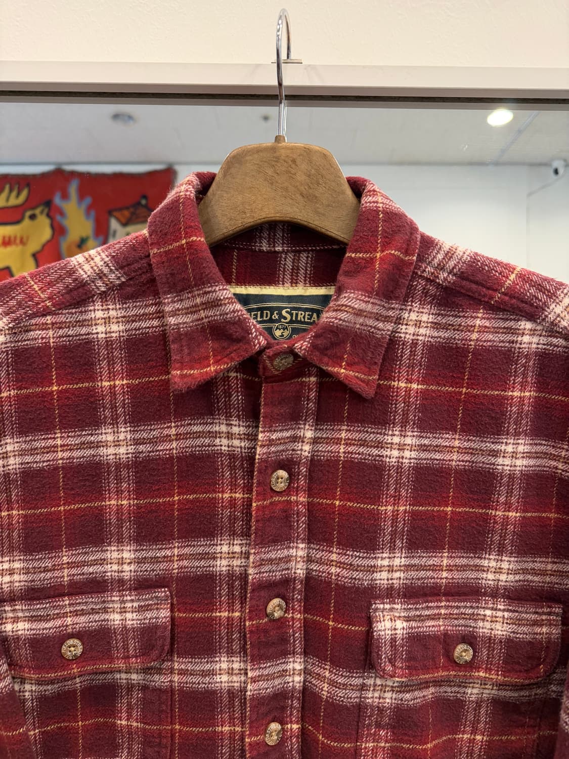 00s Field & Stream 빈티지 플란넬 체크 셔츠 상품이미지3